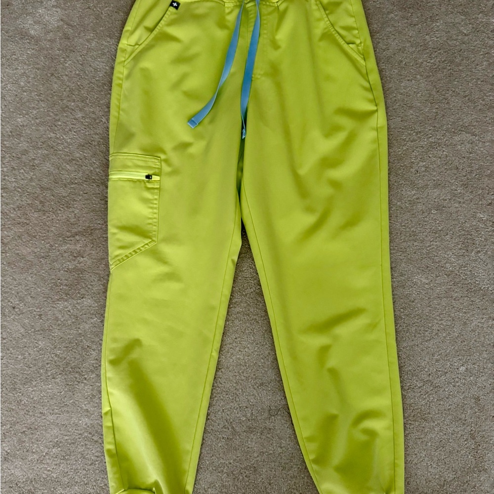 Figs Bright Yellow/lime joggers, Technical Collection, S/P